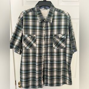 Original Weatherproof Vintage| Men's Multi-Color Plaid Button-Down Shirt